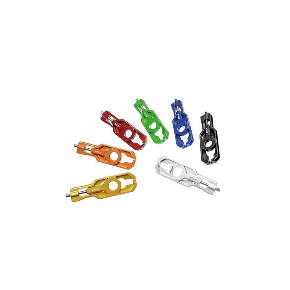 Bonamici Racing Chain Adjuster For Honda CBR1000RR Fireblade (2017-2018) [Colour: Red]