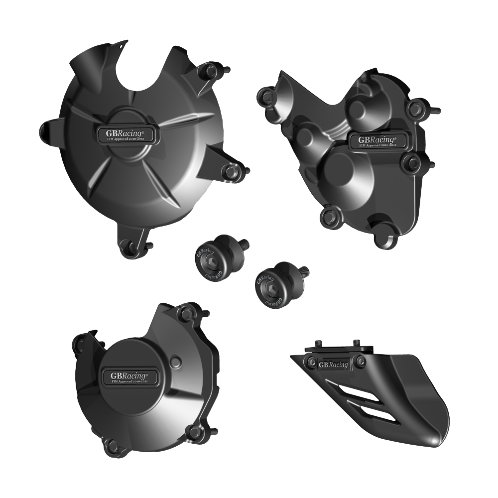 GBRacing Crash Protection Bundle for Kawasaki ZX-6R 2007 - 2008