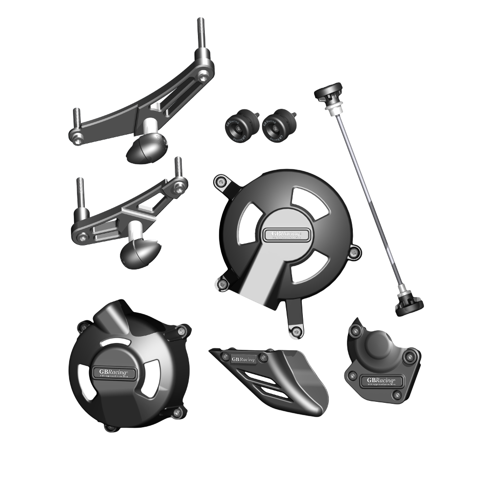 GBRacing Crash Protection Set (Street/8mm) Triumph Daytona 675 Street Triple R