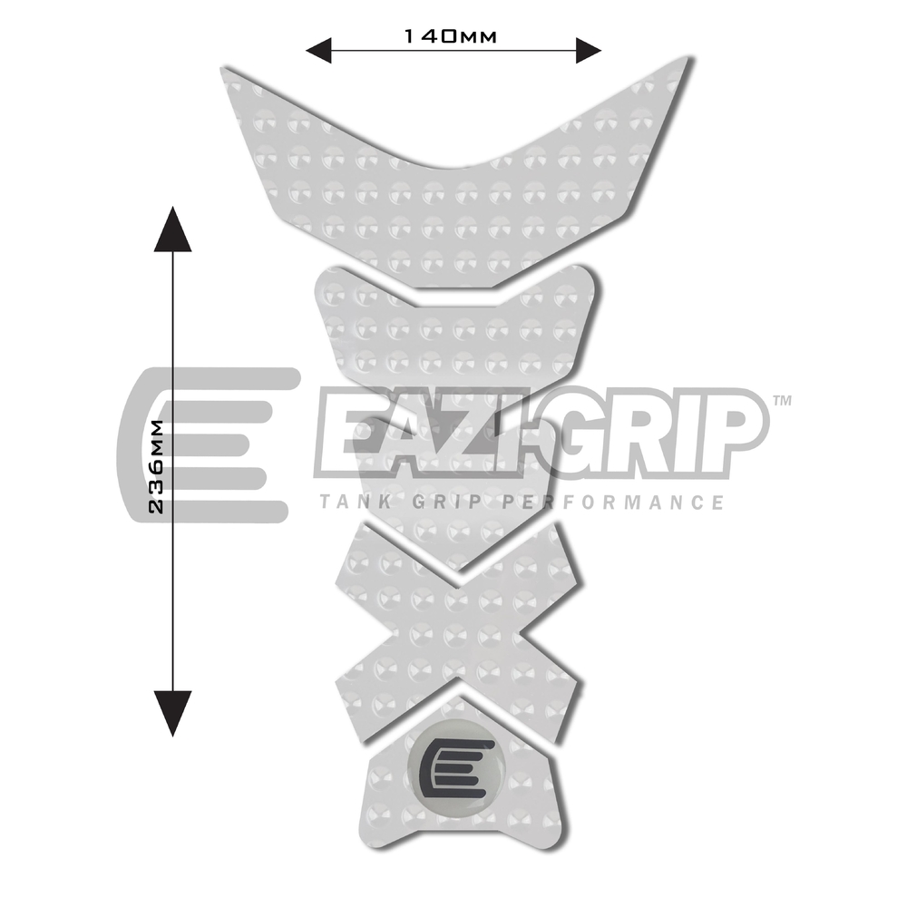 Eazi-Grip EVO Centre Tank Pad C 140mm x 236mm  clear