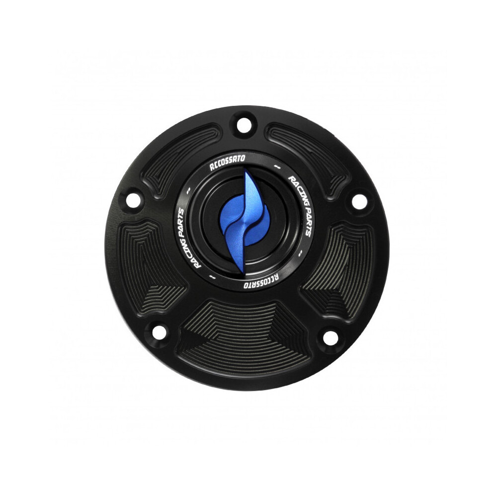 Accossato Fuel Cap Quick Action for Ducati 848 1098 1198 ST SS Monster blue