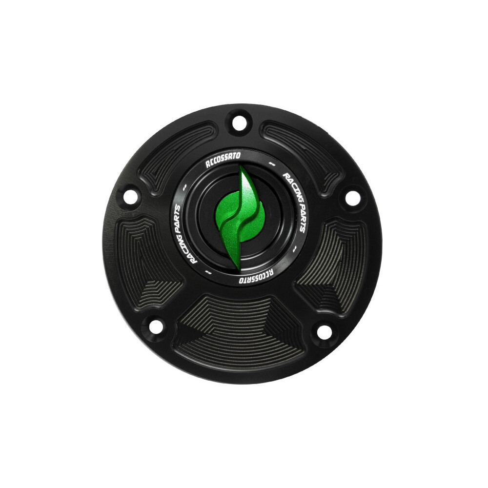 Accossato Fuel Cap Quick Action for Ducati 848 1098 1198 ST SS Monster green