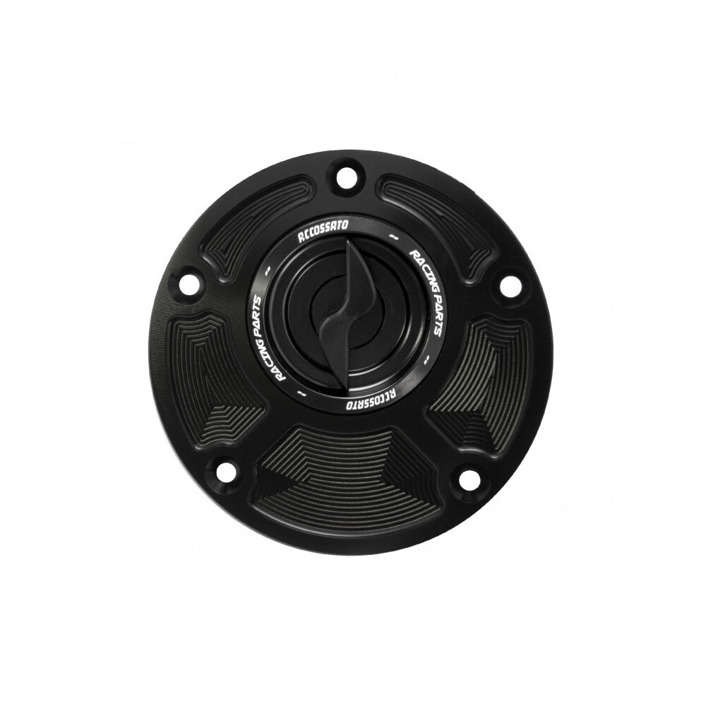 Accossato Fuel Cap Quick Action for Ducati 848 1098 1198 ST SS Monster black