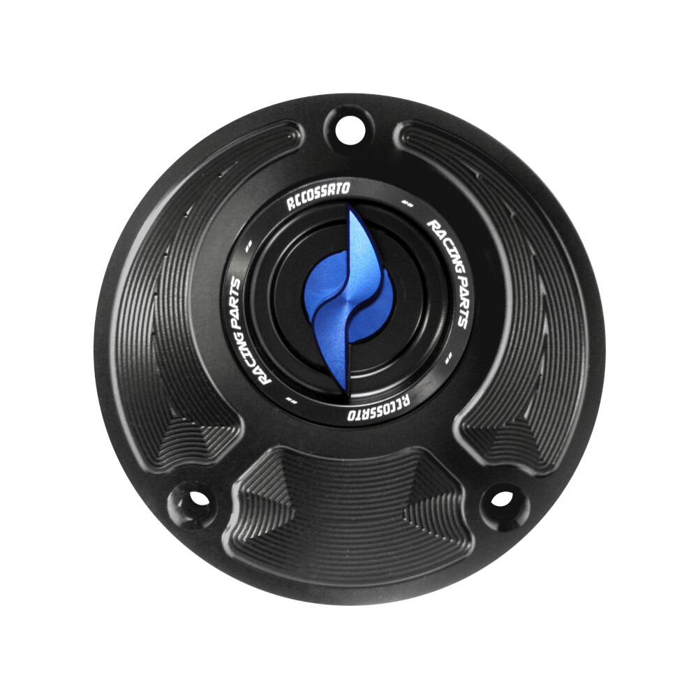 Accossato Fuel Cap Quick Action for Yamaha YZF-R1 YZF-R6 YZF-R3 FZ MT XJR blue