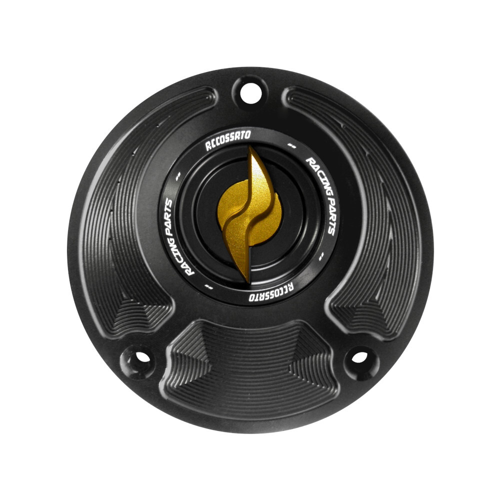 Accossato Fuel Cap Quick Action for Yamaha YZF-R1 YZF-R6 YZF-R3 FZ MT XJR gold