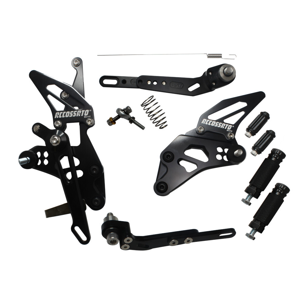 Accossato Adjustable Rearsets for MV Agusta F3 675 800