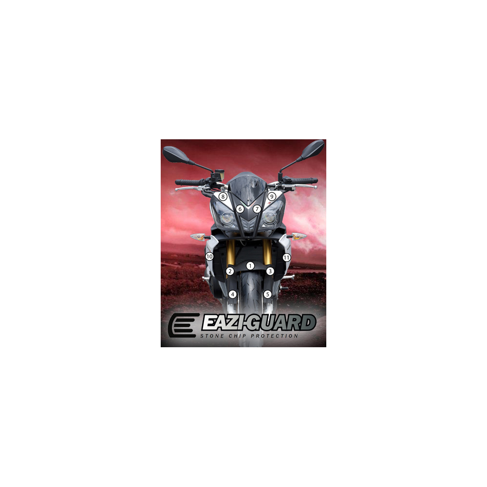 Eazi-Guard Paint Protection Film for Aprilia Tuono V4 R 2011 - 2014  gloss