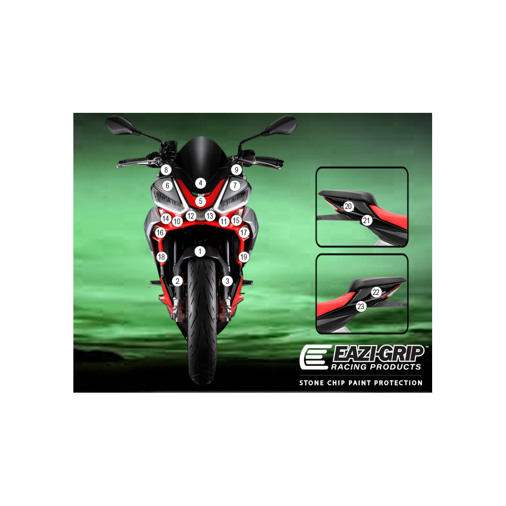 Eazi-Guard Paint Protection Film for Aprilia Tuono 660  gloss