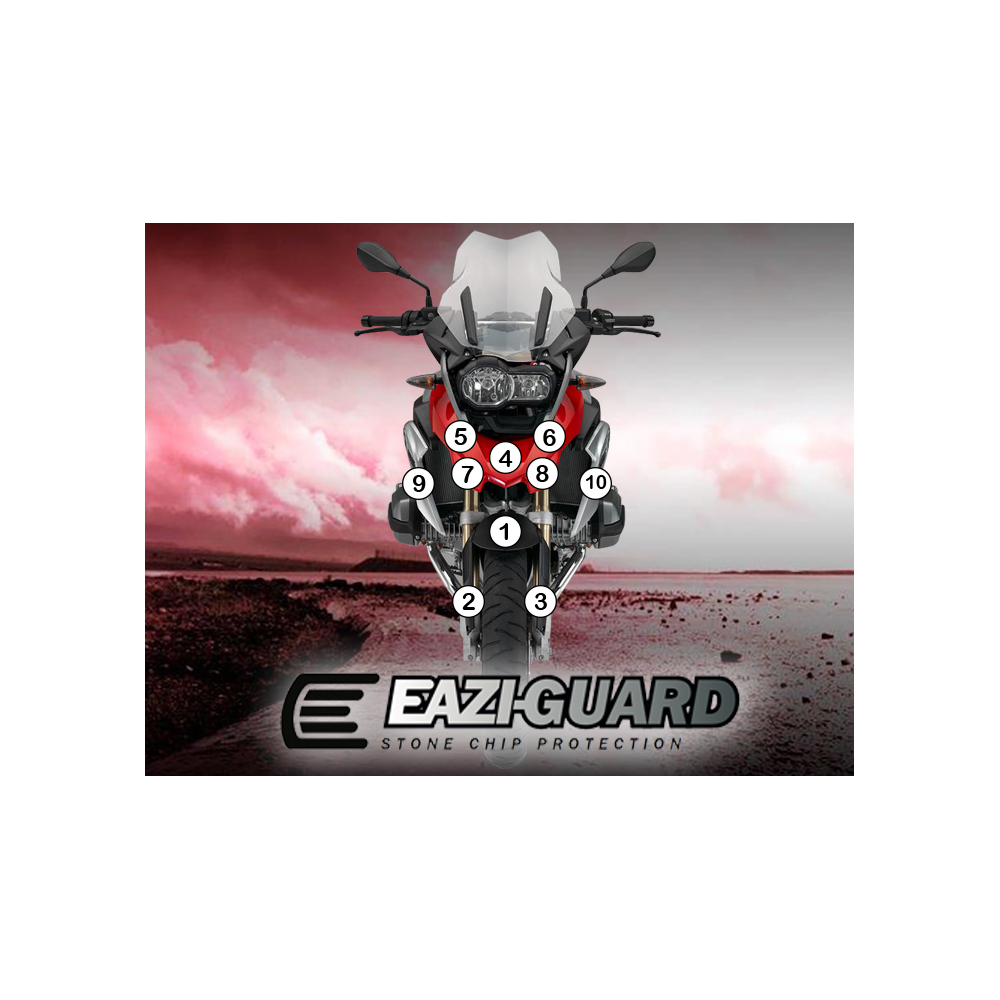 Eazi-Guard Paint Protection Film for BMW R1200GS 2014 - 2016  matte