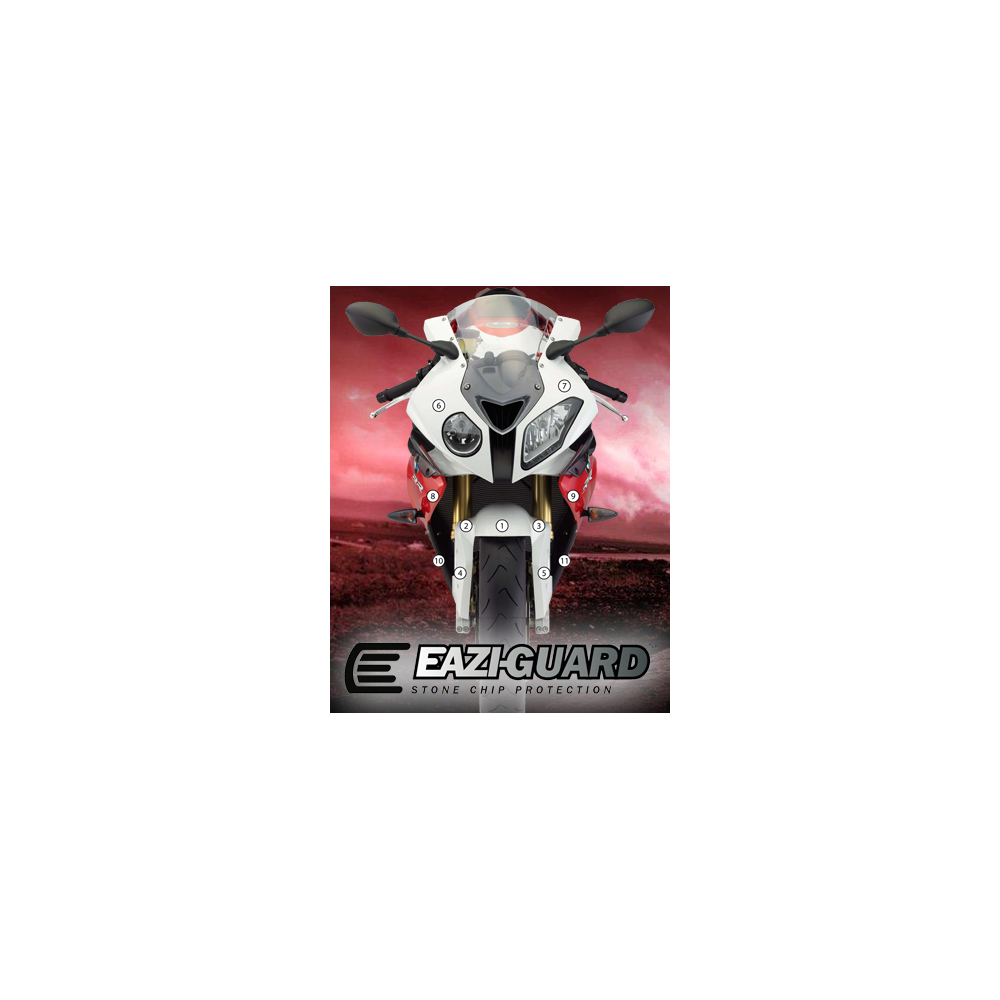 Eazi-Guard Paint Protection Film for BMW S1000RR HP4 2009 - 2014  gloss