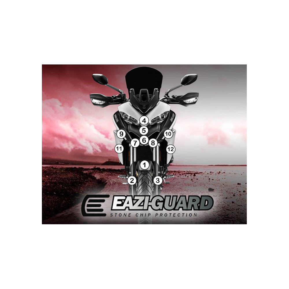 Eazi-Guard Paint Protection Film for Ducati Multistrada 950  gloss