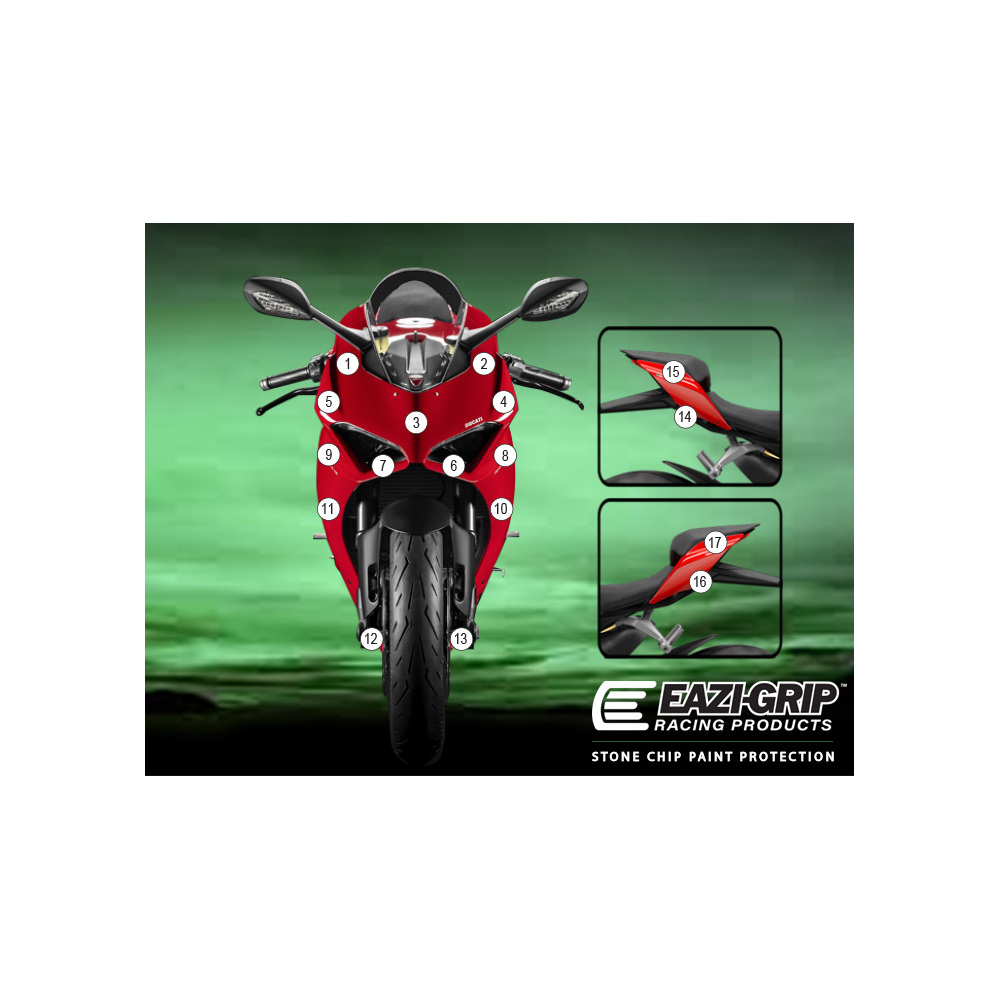 Eazi-Guard Paint Protection Film for Ducati Panigale V2  matte