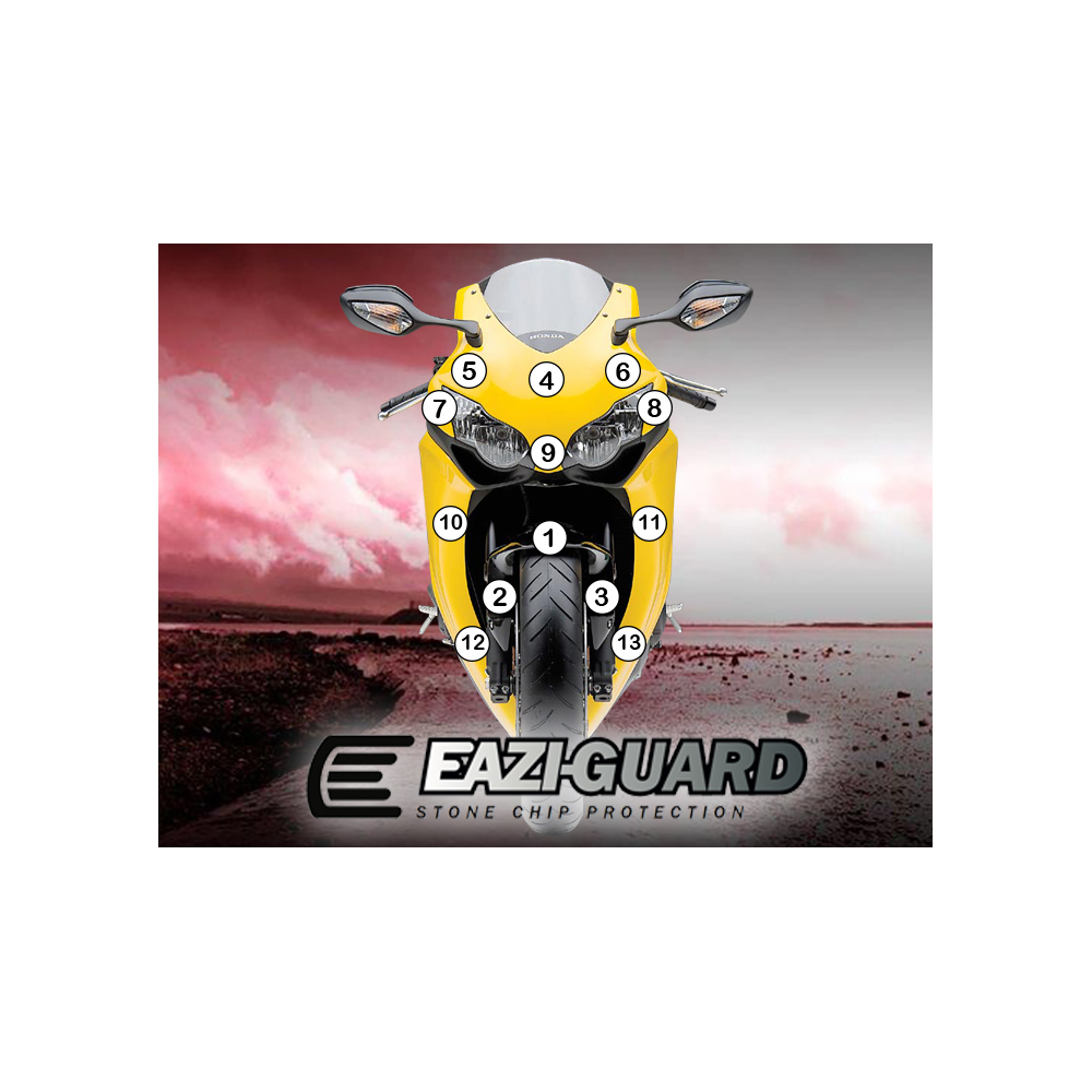 Eazi-Guard Paint Protection Film for Honda CBR1000RR 2008 – 2011  matte
