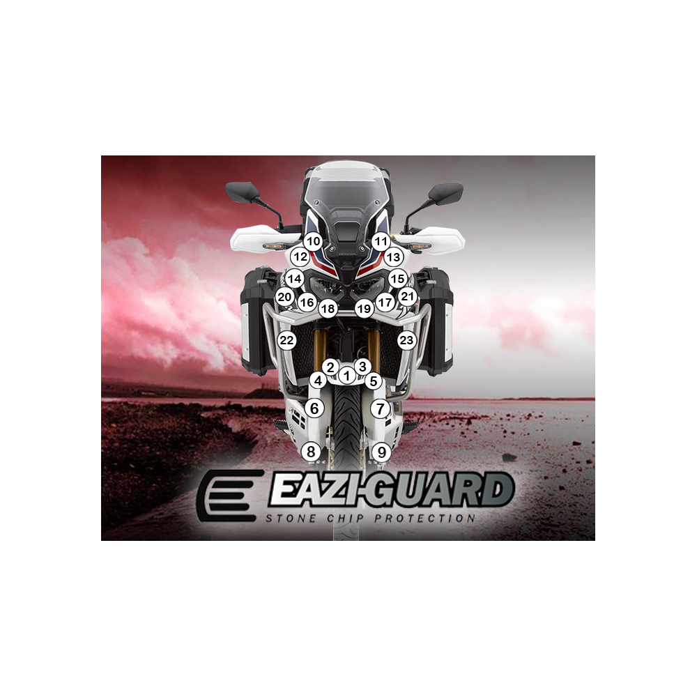 Eazi-Guard Paint Protection Film for Honda Africa Twin 2016 – 2019  matte