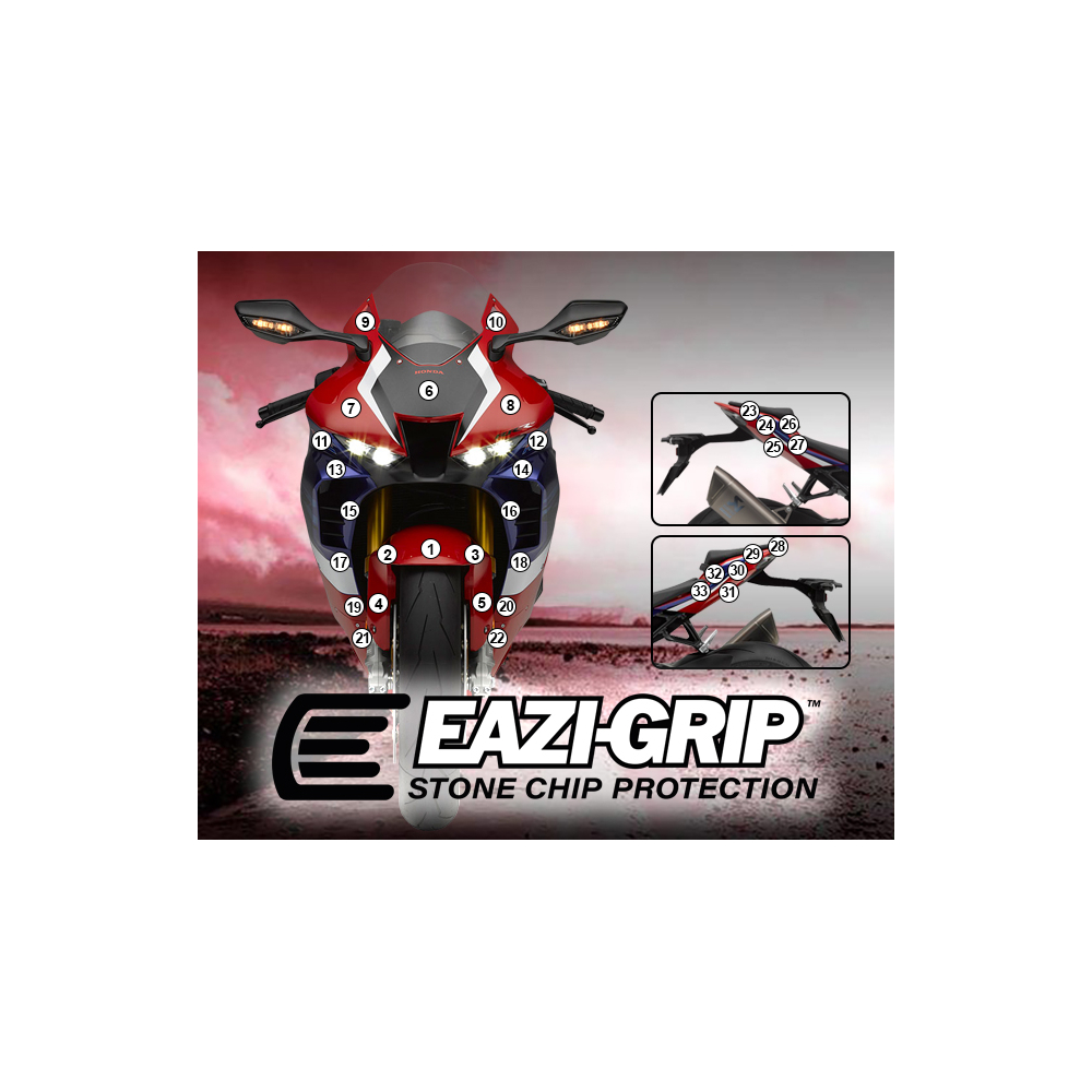 Eazi-Guard Paint Protection Film for Honda CBR1000RR-R 2020 - 2023  gloss