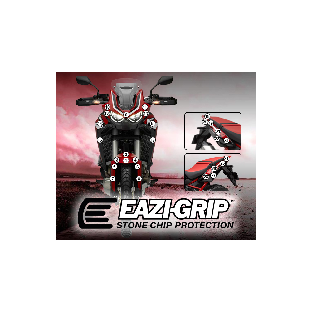Eazi-Guard Paint Protection Film for Honda Africa Twin 2020  gloss