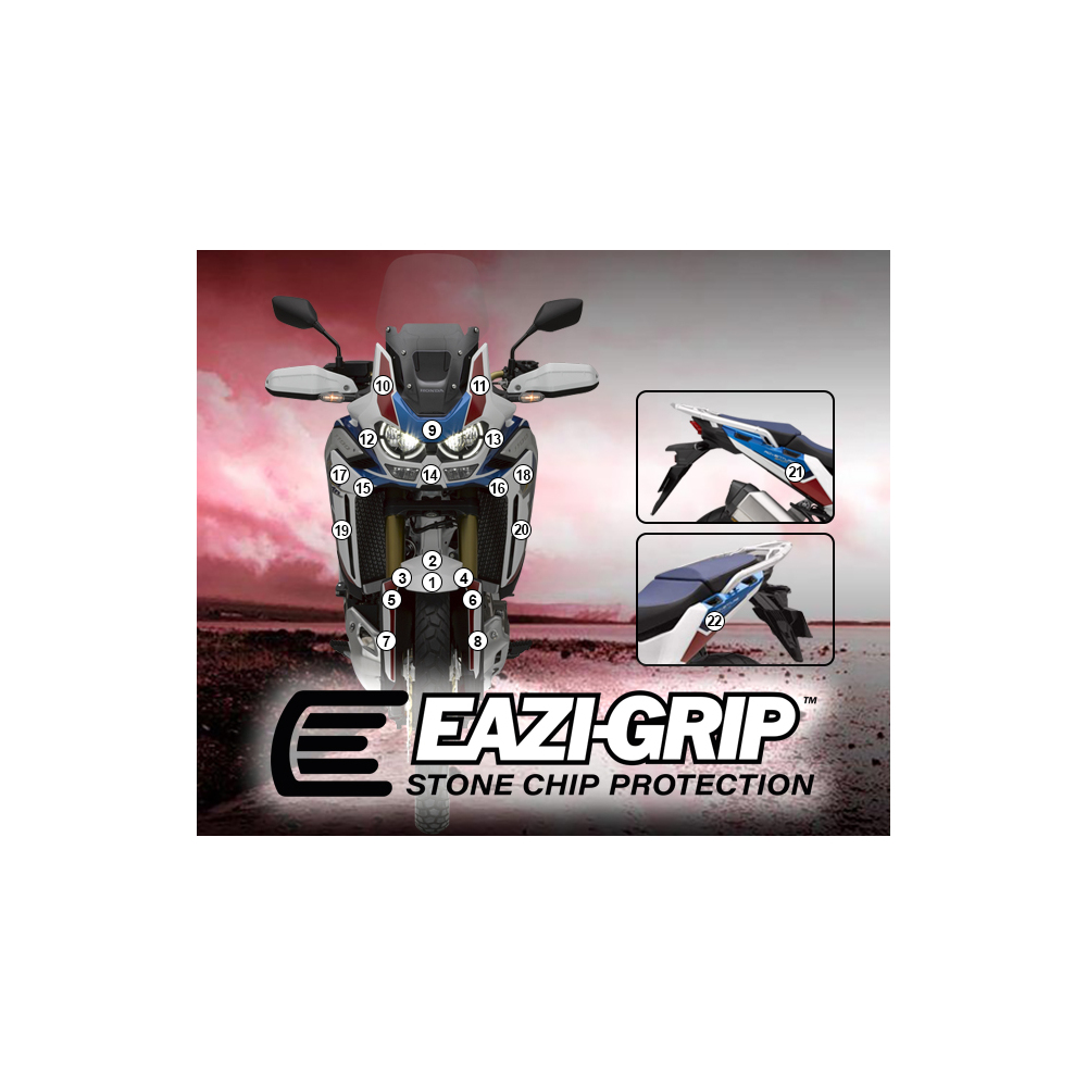Eazi-Guard Paint Protection Film for Honda Africa Twin Adventure Sports 2020  gloss