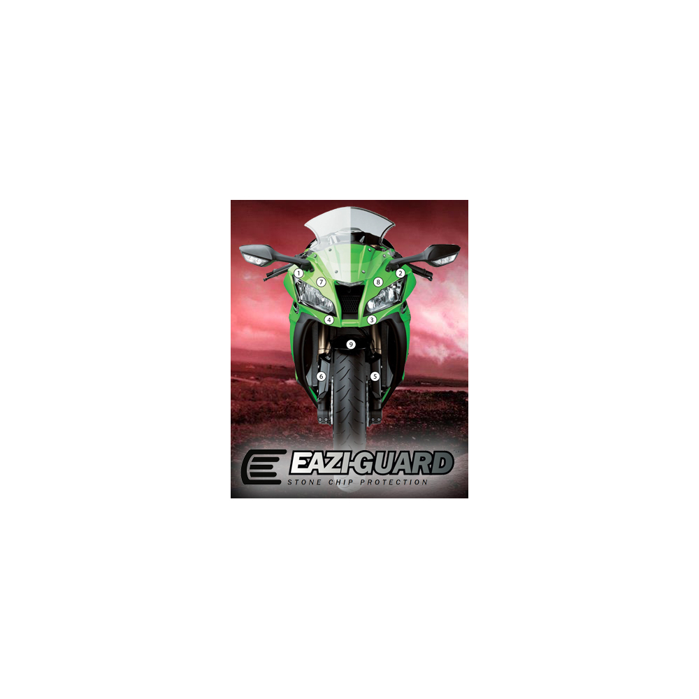 Eazi-Guard Paint Protection Film for Kawasaki ZX-10R 2011 - 2015  gloss