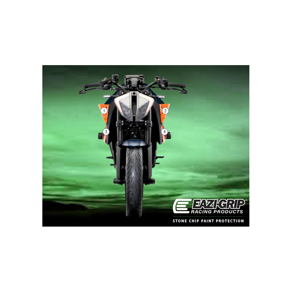 Eazi-Guard Paint Protection Film for KTM 1290 Super Duke R  gloss