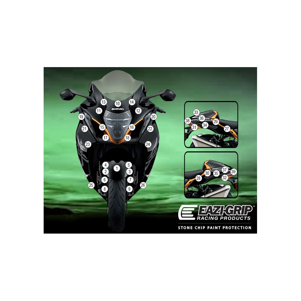 Eazi-Guard Paint Protection Film for Suzuki Hayabusa Gen III  gloss