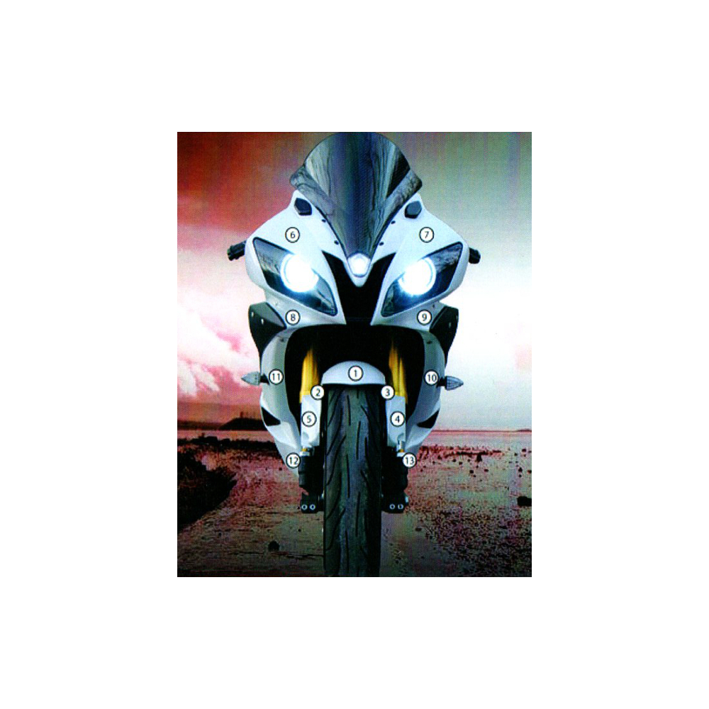 Eazi-Guard Paint Protection Film for Yamaha YZF-R6 2008 - 2016  gloss