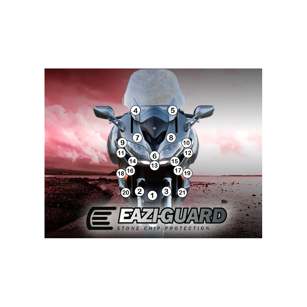 Eazi-Guard Paint Protection Film for Yamaha FJR1300A  gloss