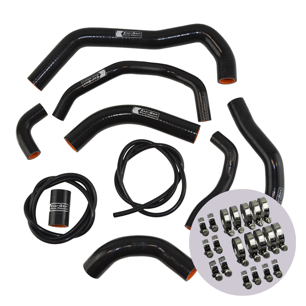 Eazi-Grip Silicone Hose and Clip Kit for Honda CBR600RR 2007 - 2020  black