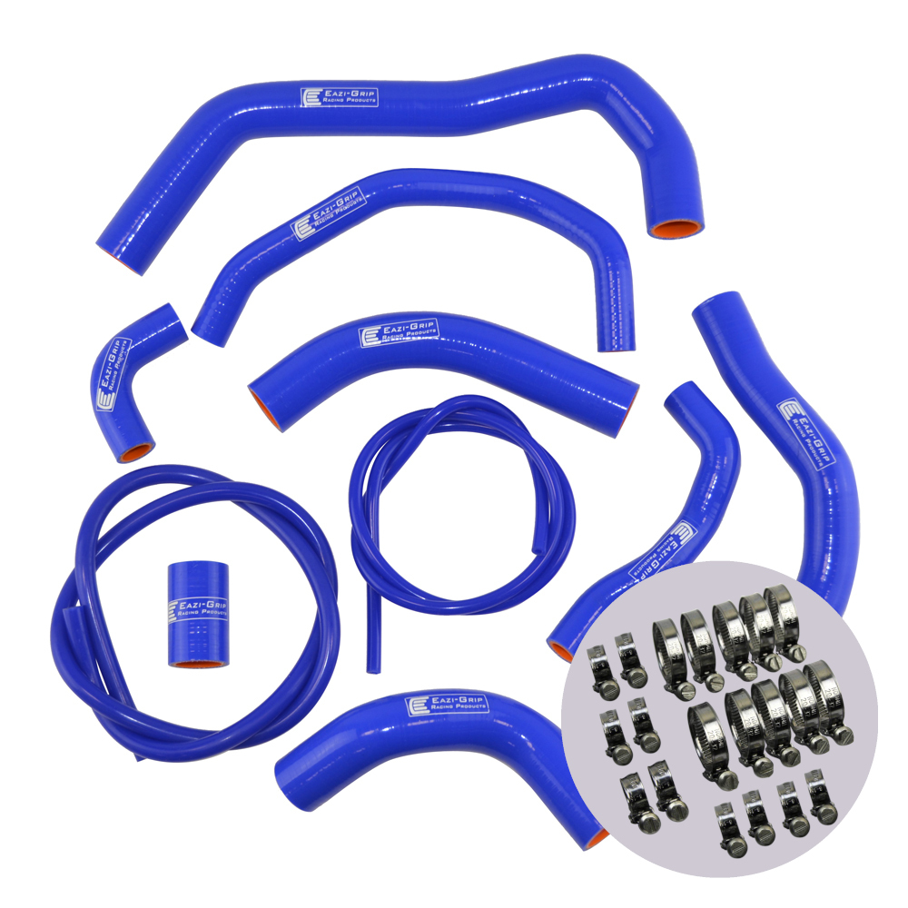 Eazi-Grip Silicone Hose and Clip Kit for Honda CBR600RR 2007 - 2020  blue