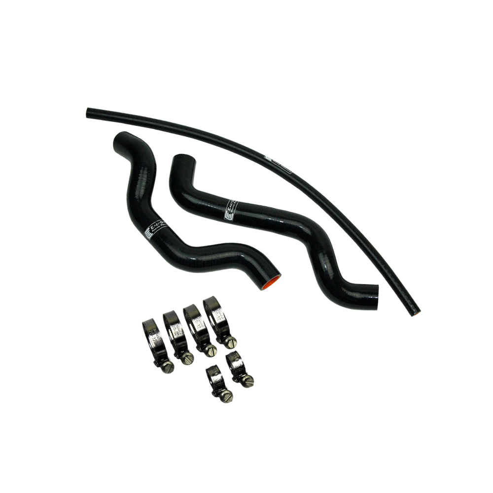 Eazi-Grip Silicone Hose and Clip Kit for Suzuki SV650 2003 - 2014  black