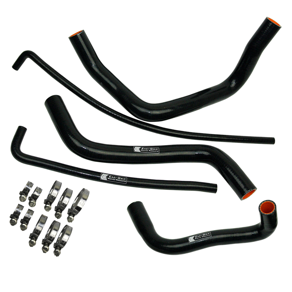 Eazi-Grip Silicone Hose and Clip Kit for Suzuki GSX-R1000 2009 - 2016  black