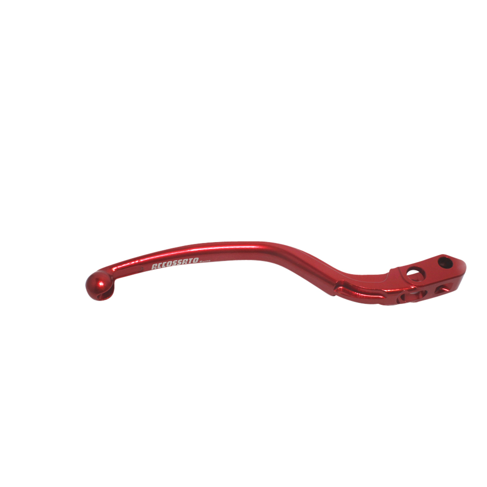 Accossato Fixed Brake Lever for Accossato and Brembo master cylinders  long red 18mm
