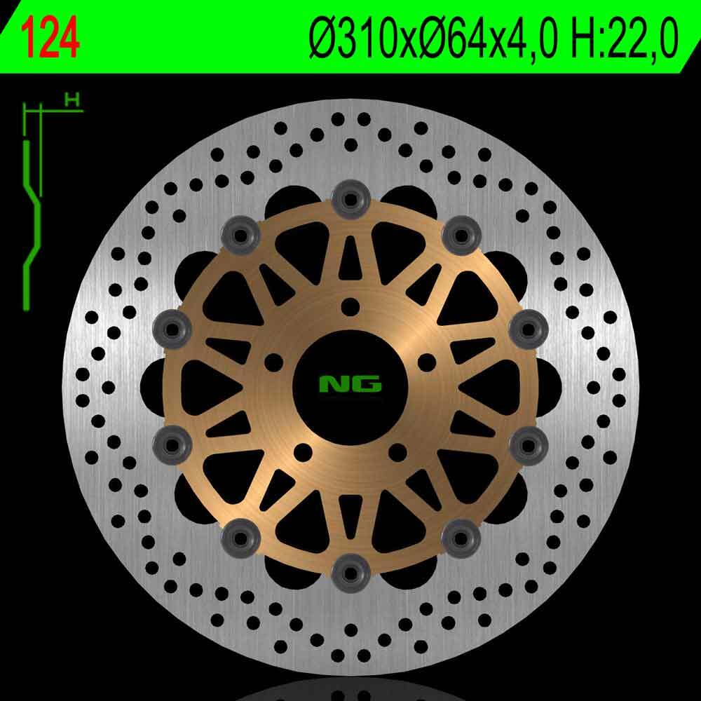 NG Brakes OEM Replacement Rotor