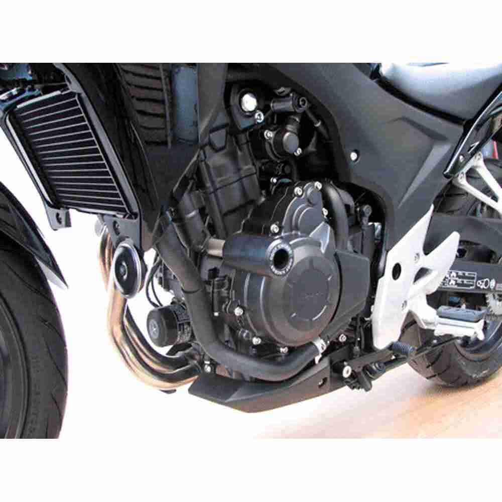 OGGY KNOBB HONDA CB500F & CB500X 13-22 (Black Knobb)