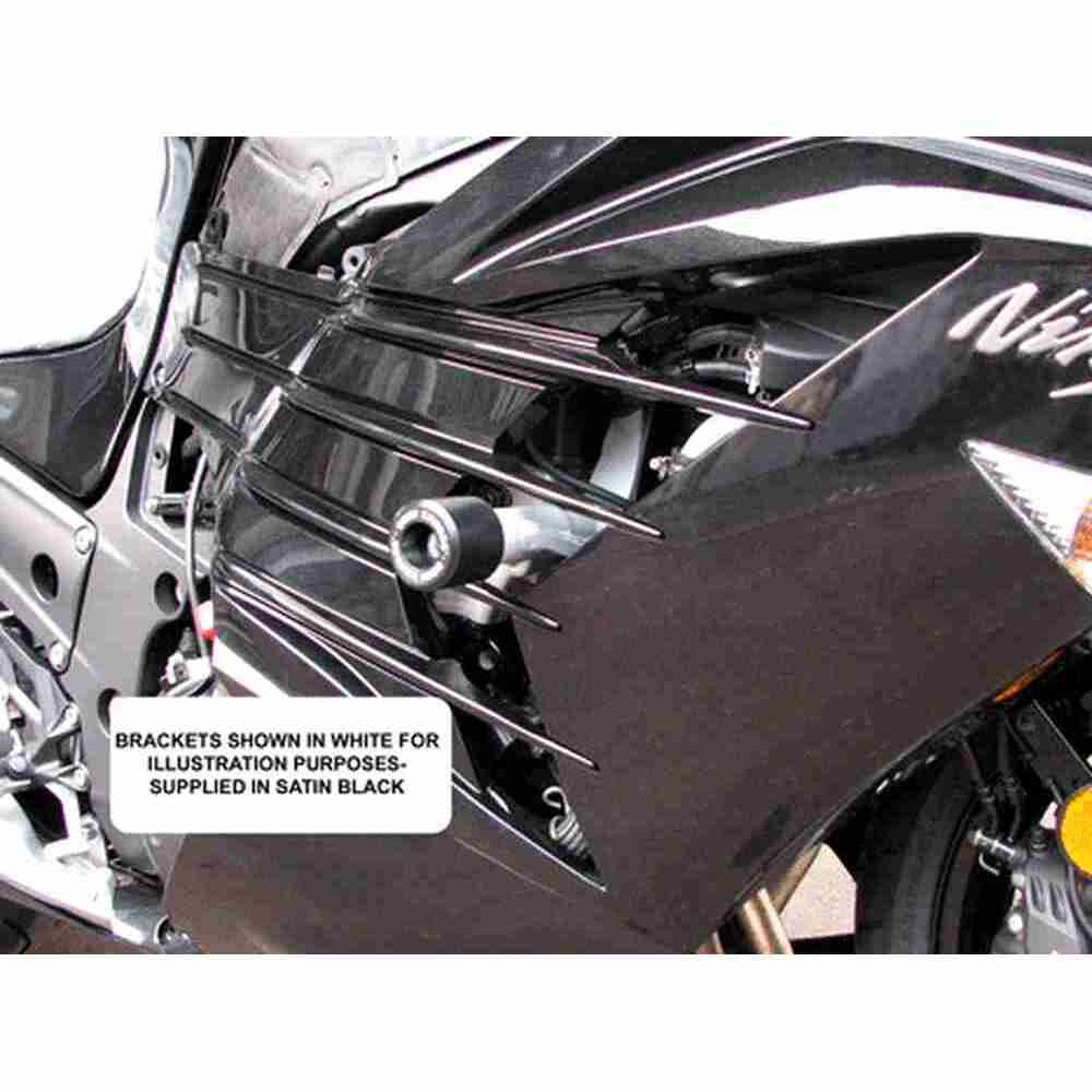 OGGY KNOBBS ZX-14R 12-24 (Black Knobbs)