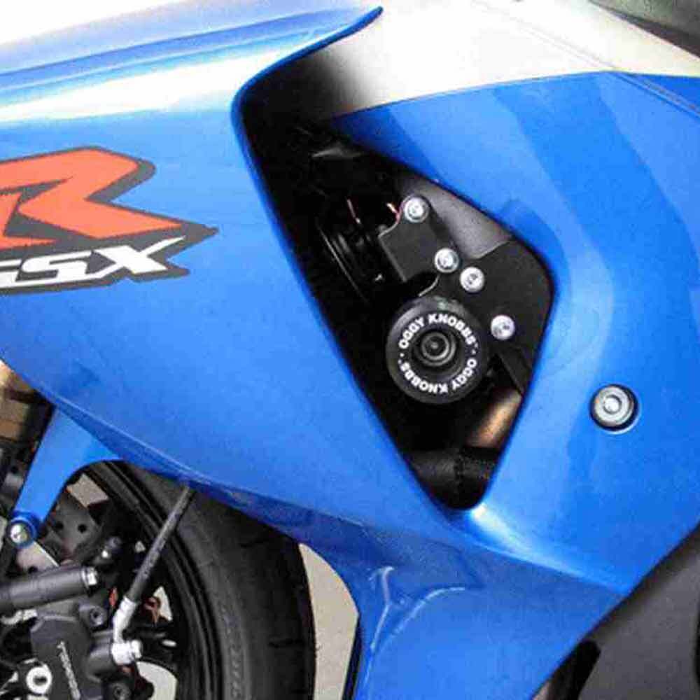 OGGY KNOBBS GSX-R 1000 09-16 (Black Knobbs; NO CUT)