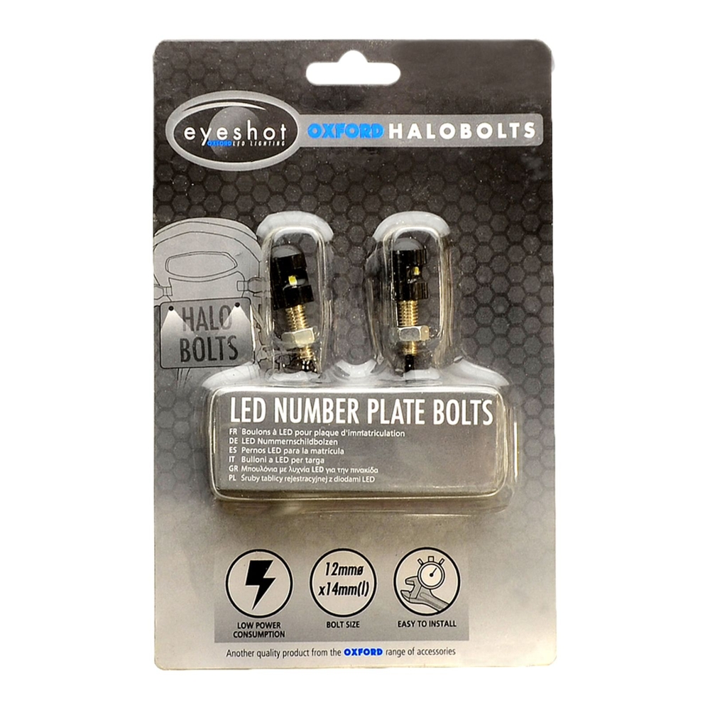 OXFORD HALO BOLTS LED NUMBER PLATE LIGHT PR