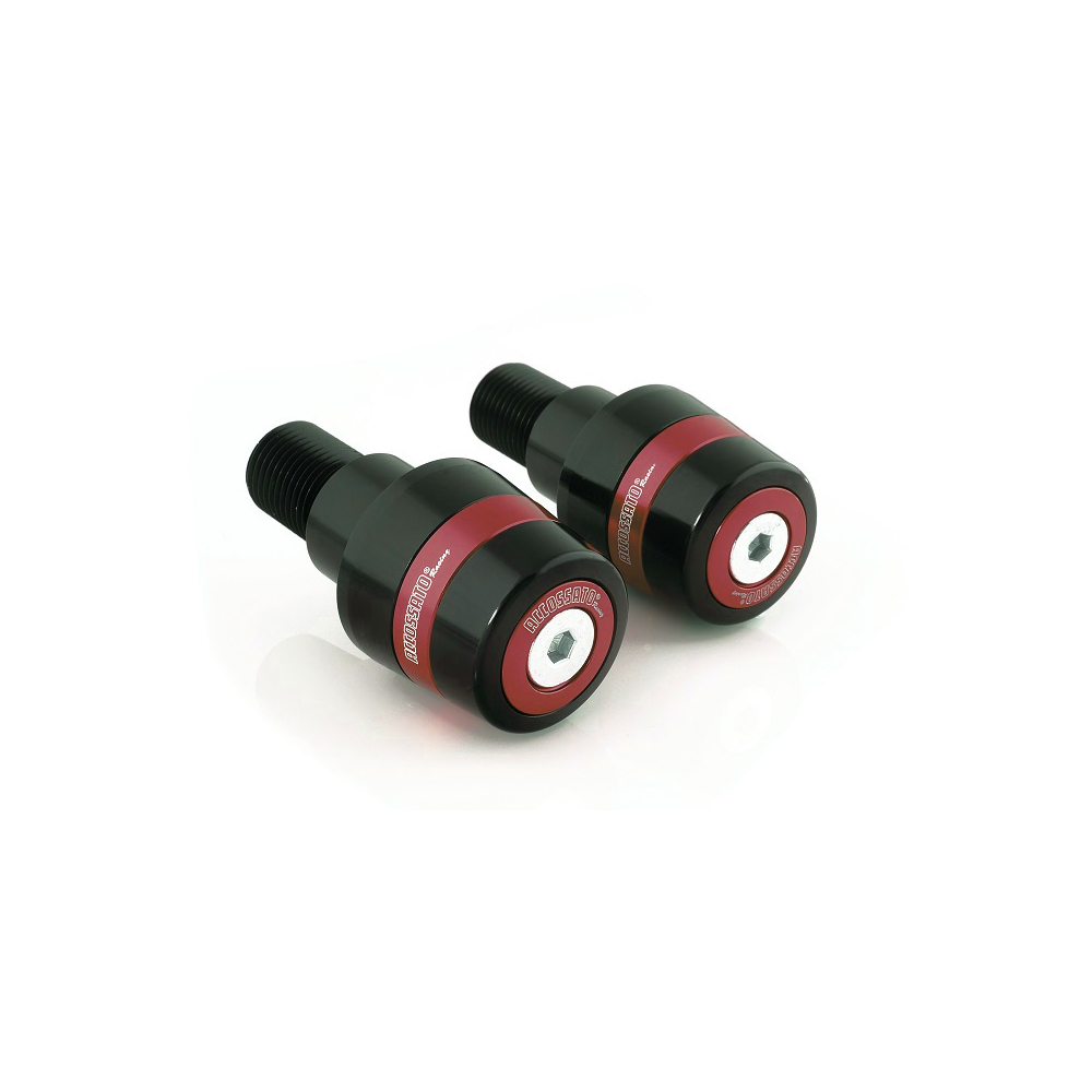 Accossato Handlebar Ends TK003 for Yamaha M16x1.5mm red