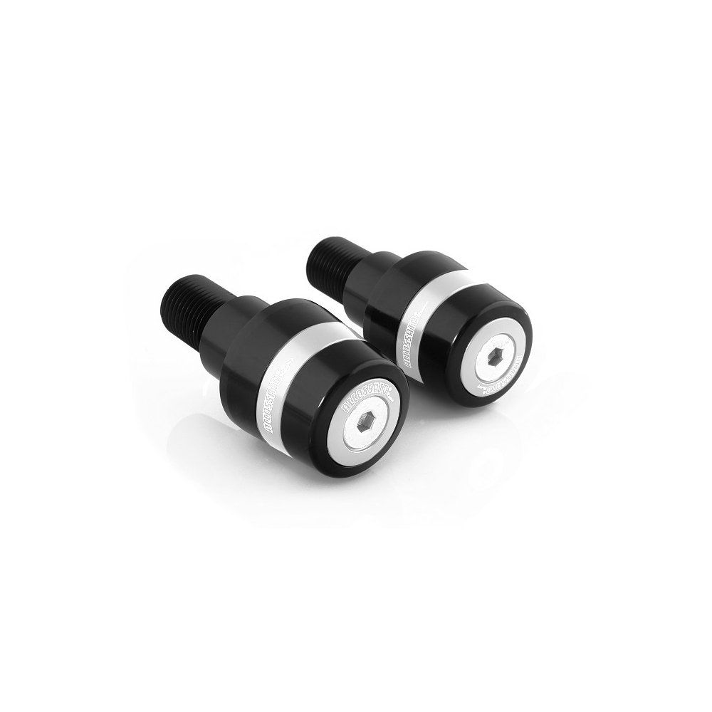 Accossato Handlebar Ends TK003 for Yamaha M16x1.5mm silver